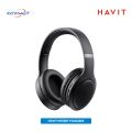 Havit H633BT Foldable Black Bluetooth Headphone with USB Type C Port - Black.