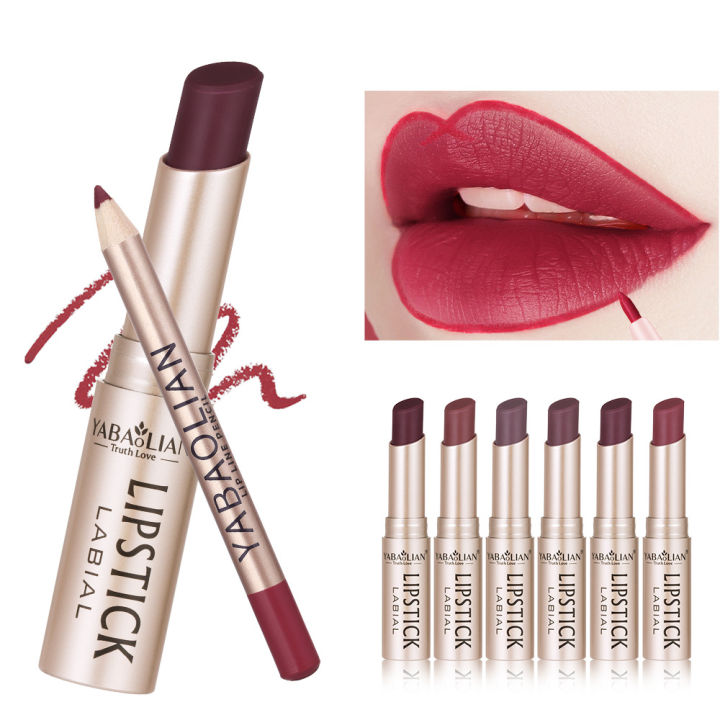 Lipstick%20Lip%20Line%202-in-1%20Cross%20Border%20Lip%20Liner%20with%20Non-stick%20Cup%20Long-Lasting%20Waterproof%20Matte%20Lipstick%20Lipstick%20Set%2012%20Colors%20-%20Image%202