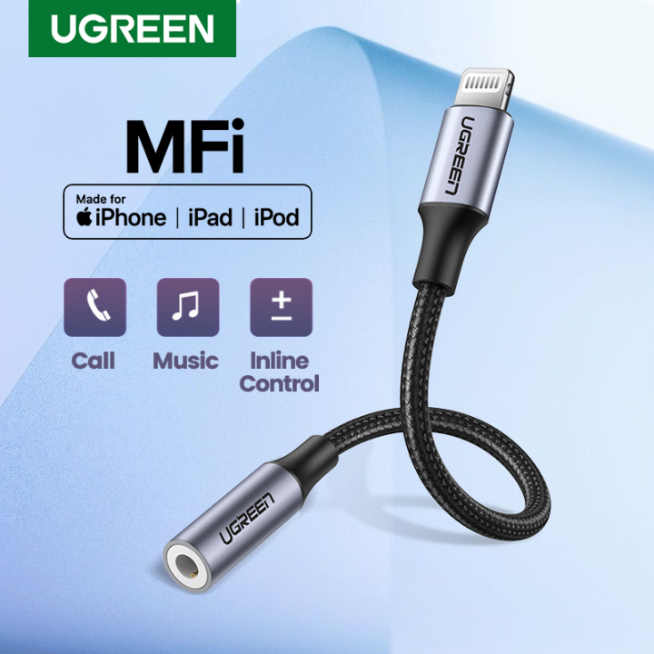 UGREEN MFi Lightning to Headphones Adapter for iPhone