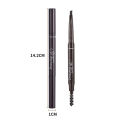 Waterproof Natural Makeup Double Heads Automatic Eyebrow Pencil Long Lasting Eyebrow Brush.