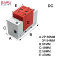 SPD 2P 3P DC 500V 800V 1000V 20KA~40KA 30KA~60KA House Lightning Surge Protector Protective Low-voltage Arrester Device PV Solar. 