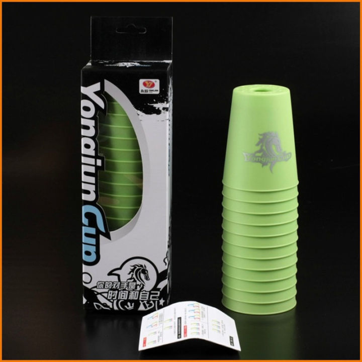 【Broad Sunlight shop】12 Pieces Stacks Stacking Game Sports Stacking Cups Speed Training Indoor Game