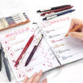 Sweet Journal 5 Colors 0.5mm Retro Vintage Gel Pen Set Color Press Quick Dry Ball Pens Set. 