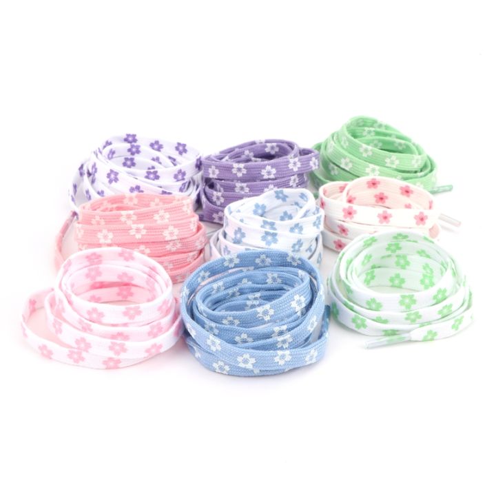 Lsgs%20New%20Sakura%20shoelaces%20flat%20Little%20Daisies%20shoe%20laces%20high-top%20canvas%20sneakers%20shoelace%20AF1%20laces%20shoe%20strings%20100/120/140/160cm%20-%20Image%206