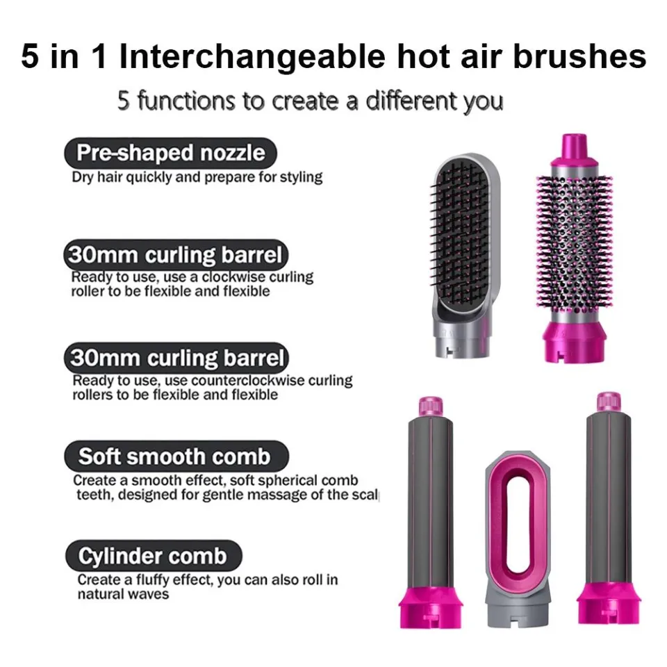 2024 New in Hair Dryer Kit Air Hot Comb Set Professional