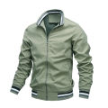 Quality Bomber Casual Jacket Men Autumn Zipper Outerwear Mandarin Sportswear Mens Jackets for Male Windbreaker Coats Spring.