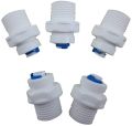 1/2" thread male to 1/4" push fit tube for quick connect for water purifier ro reverse osmosis. 