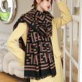 luxury Scarf Women Winter Warm Bufanda Shawl Wraps Thick Print For Female.