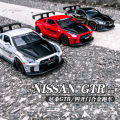 1:32 Nissan GTR R35 Supercar Alloy Car Toy Car Metal Collection Model Car Sound and light Toys For Children.