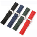 22mm 24mm 26mm Soft Strap For Panerai PAM Fat Sea Rubber Strap watch Accessories Pure Color Silicone WristStrap Waterproof Bracelet With Tools. 