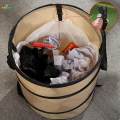 Folded Trash Bin Folding Durable Camping Trash Can for Garden Home Outdoor.