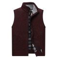 Men's Winter Thick Fleece Sweater Vests Knitted Cardigan Sleeveless Waistcoat Male Casual Sweater Vest for Men Clothes. 