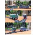 【Toy life hall】1:87 Alloy Internal-Combustion Locomotive Model Toy Train Toys for Children Gift(C).