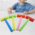 4 Pieces Foam Hammer Developmental Toy Simulation Portable Educational Hammer for Kids. 