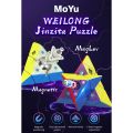 MoYu Weilong Pyramid Maglev 3x3 Cubing Speed Magic Puzzle Strickerless weilong Magnetic Pyraminx Cube Intelligence Toys. 