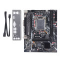 H410 Motherboard Dual DDR4 64GB Memory NVME M.2 Port PCIE 16X Gen 3.0 Slot for LGA1200 CPU Gaming Motherboard with Metal Heat Sink.