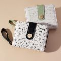 Japanese Cute Cat Girls Wallet Short Student Card Holder Money Bag Zipper Zero Wallets for Women кошелек женский Cartera 카드지갑. 