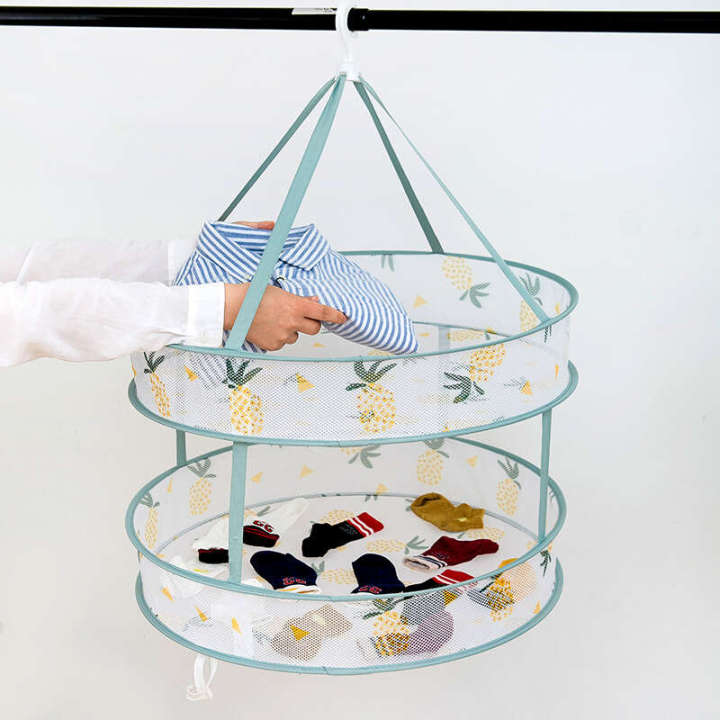 Cloth basket, net, socks divine tool, net pocket for sweaters and clothes, flat laying clothes drying rack, female anti deformation household use