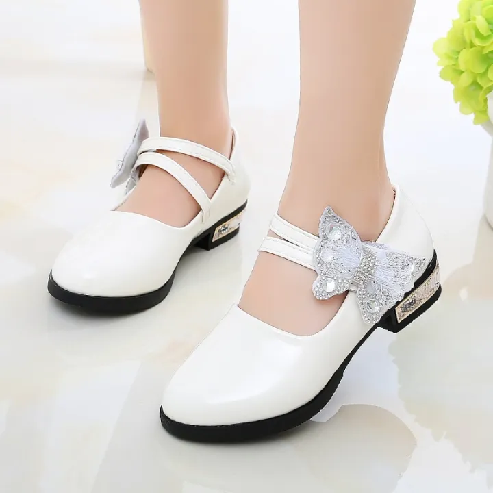 Big%20Girls%20Leather%20Shoes%20White%20Wedding%20Butterfly%20Mary%20Janes%20Patent%20Leather%20Princess%20Shoes%20Party%20Single%20Shoe%20Black%20Red%20Baby%20Kids%20-%20Image%204