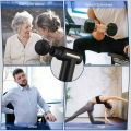 Mini Electric Massage Gun Portable Deep Tissue Massage Gun - Pain Relief USB Rechargeable Body Massager Message Gun Body Muscle Relief Massage Gun Fitness Portable Fascial Gun Deep Tissue Mini Massage Gun Message Gun Electric Message Gun.