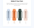 Amazfit Band 7 Sport Band Silicone Wristbands Strap. 