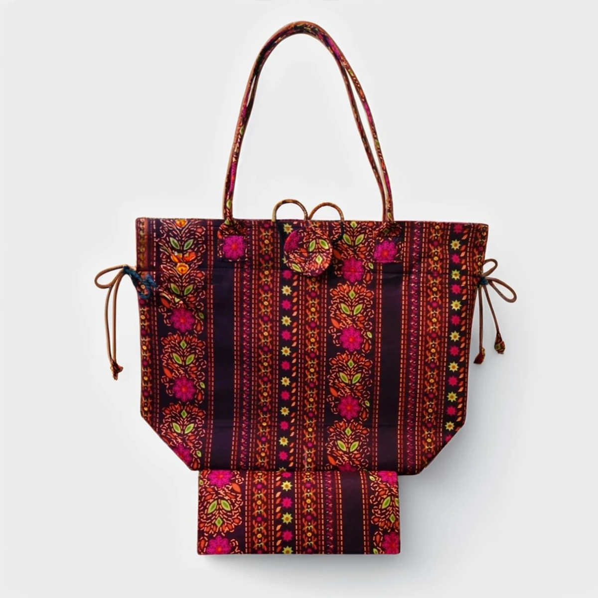 Monipuri Handmade Ladies Hand Bag Set with Purse – Cotton, Durable, and High-Quality Design, Ideal for Parties and Shopping