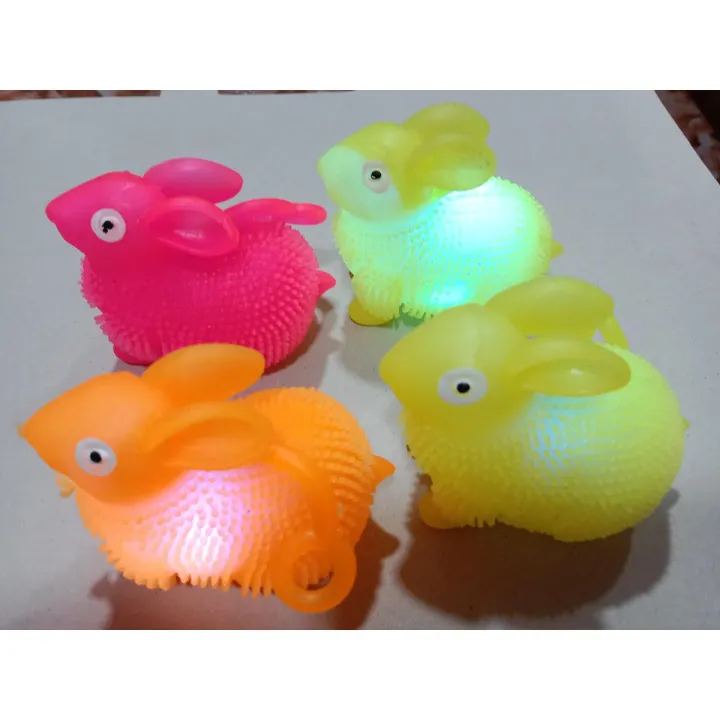 Animal Rabbit Silicone Soft  toy 1 pce