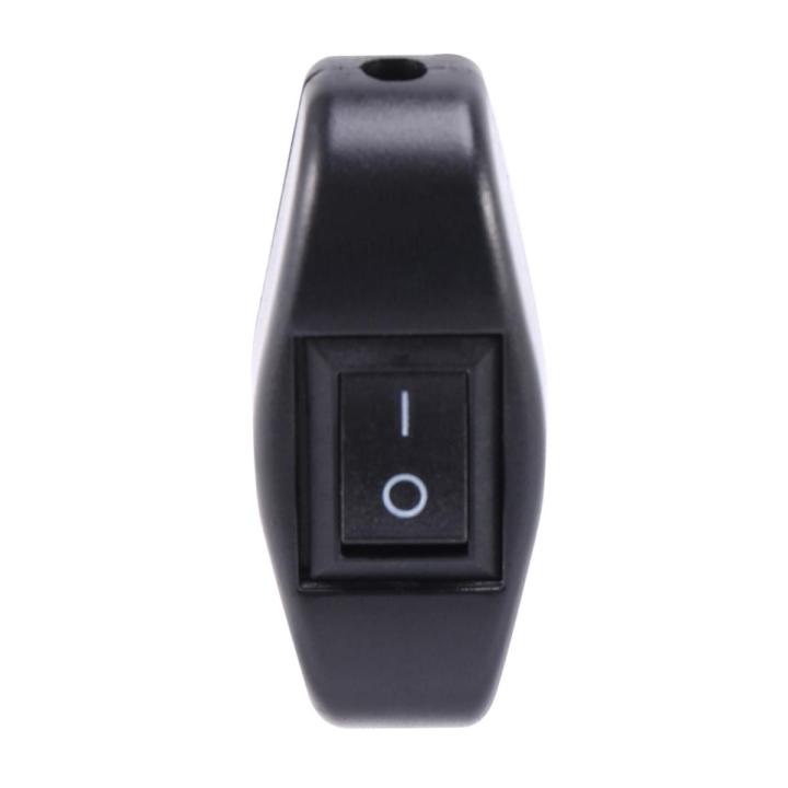 4X Black Bedroom on Off Button in Line Switch 6A/250VAC 10A/125VAC ...