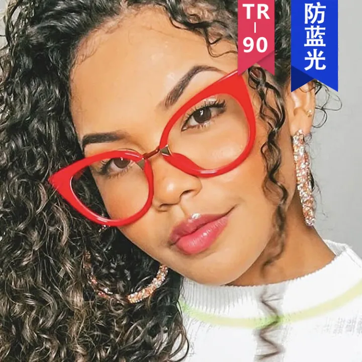 European%20and%20American%20cat%20eye%20flat%20lens%20TR90%20anti%20blue%20light%20ins%20personalized%202022%20new%20large%20frame%20eyeglass%20frame%20concave%20design%20for%20women%20-%20Image%202