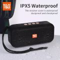 Bluetooth Speaker TG516 Portable Mini Wireless Soundbar Outdoor Indoor Subwoofer Loudspeaker Support TF Card FM Radio Waterproof. 