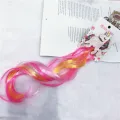 Colorful Unicorn Wigs Stylish Kids' Hair Hairpins Lovely Gradient Princess Hair Ornament for Dress-Up Parties Costume Events Dance Performances Daily Wear Girls' Fashion. 