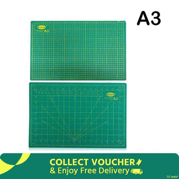 Cutting Mat Double-sided Non Slip Printed Grid Quality Cutting craft Board A3/A4