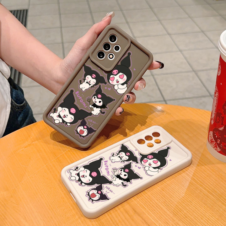 Hontinga%20for%20Huawei%20P40%20Pro%20Back%20Cover%20Cartoon%20Kuromi%20Pattern%20Ladder%20Soft%20Camera%20Protection%20Rubber%20Phone%20Case%20-%20Image%205