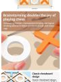 1pc Xo Tic Tac Toe Children Board Game Parent-child Interactive Logic Thinking Fun Game Children Puzzle Toys Gaming Gift.