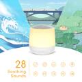 Baby Sound Machine White Noise Machine with Night Light 28 Soothing Sounds 32 Volume Levels Timer & Memory Function Night Light for Kids with Press Control.