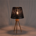 Small Lamp Shade Clip on Bulb,Barrel Metal Lampshade with Pattern of Trees for Table Chandelier Wall Lamp White. 