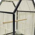 Bird Cage Parrot Cage Portable Metal Birdcage for Parakeet Budgie Cockatiel Beige. 