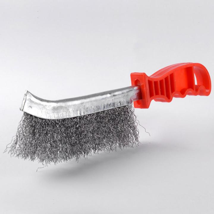 Toy life hall】Stainless Wire Brush Strong Welding Slag Paint