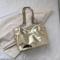 Casual Handbags Spacious Elegant Large-capacity Tote Bags PU Leather Chain Detail Women's Bags for Daily Use Work Tote Stylish Women Trendy Accessory Travel-Friendly.