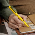 Hongdian C1 Exquisite Explorer Simple Classic Retro Fountain Pen EF/F Hooded Nib School Office Supplies Writing ink Gift Pens. 