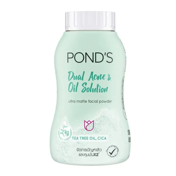 POND'S%20Dual%20Acne%20&%20Oil%20Solution%20Ultra%20Matte%20Facial%20Powder%2050%20gm%20with%20Tea%20Tree%20Oil,%20CICA%20-%20Image%202
