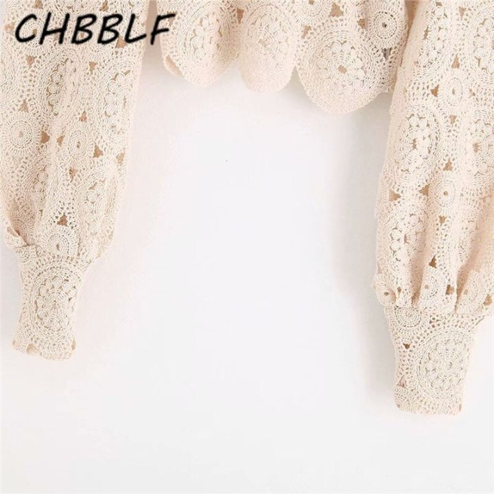 CHBBLF%20women%20stylish%20hollow%20out%20blouse%20square%20collar%20long%20lantern%20sleeve%20shirt%20female%20elegant%20solid%20crop%20tops%20blusas%20BGB9534%20-%20Image%207