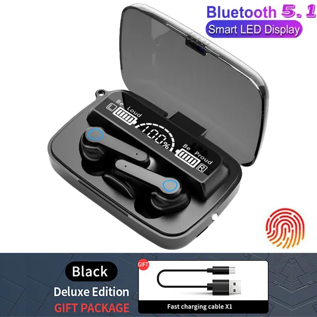 HLstar%C2%AE%20TWS%20M19%20Air%20buds%20Wireless%20Bluetooth%20Earphones%20Noise%20Intelligente%20Touch%20Control%20Airpods%20Noise%20Reduction%20Waterproof%20Bluetooth%20Headphone%20With%20Microphone%20For%20Mobile%20-%20Image%2010