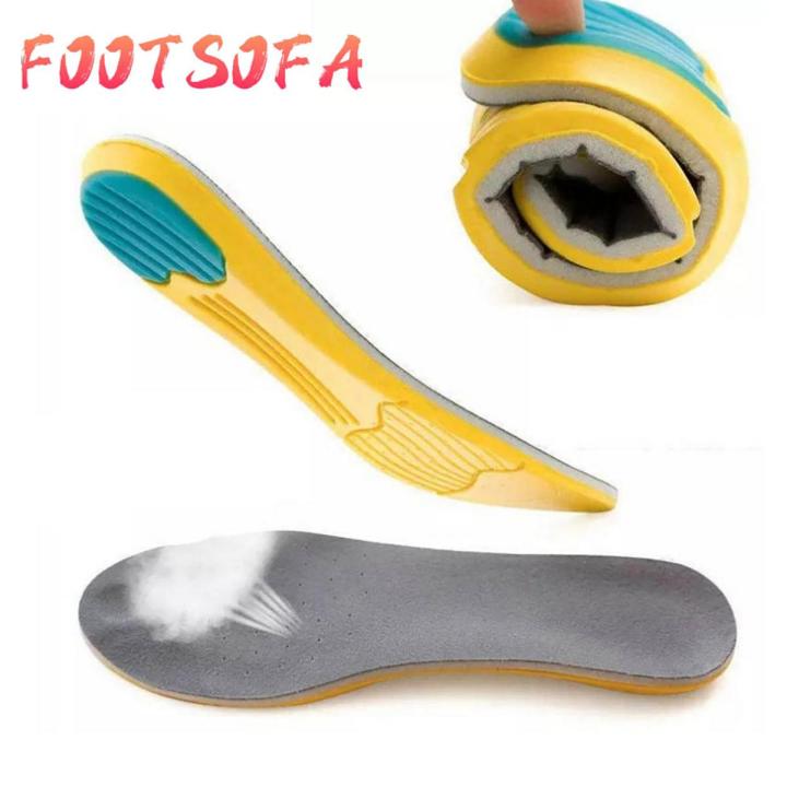 Memory Foam Insoles , Orthotic Arch Insert Shoe Pads Cushion Sport Suppot, 1Pair