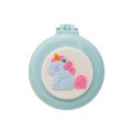 Cute Cartoon Folding Air Cushion Comb with Mirror Compact Pocket Comb Portable Travel Hair Brush Cosmetic Mirror Head Massager. 