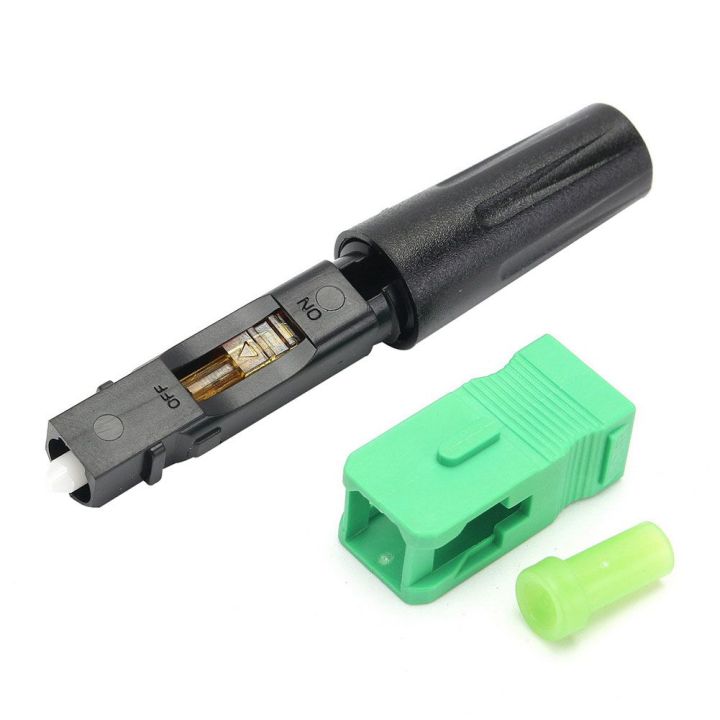 Practical%20product%2010pcs%20Ftth%20Embedded%20Quick%20Connector%20SC/APC%20Green%20Plastic%20Fiber%20Optic%20Connector%20-%20Image%204