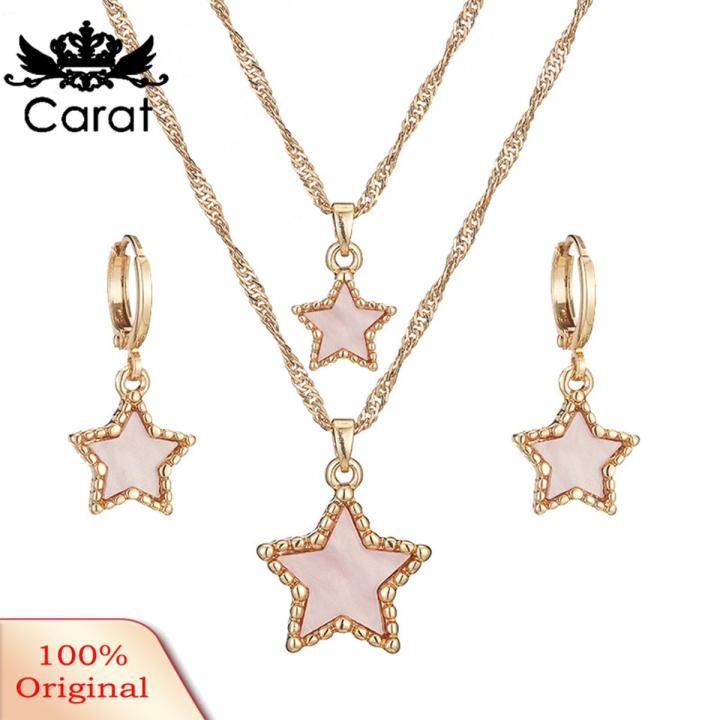 Carat 1 Set Jewelry Suit Creative Exquisite Acrylic Star Shape Jewelry Suit for Women