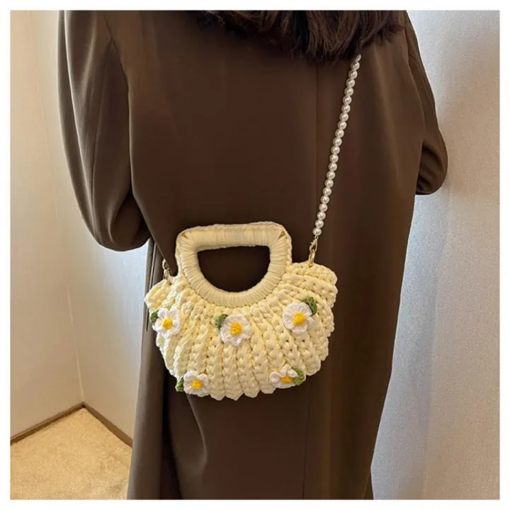 Summer%20Accessory%20Crochet%20Bags%20Artisanal%20Designer%20Collection%20Cotton%20Thread%20Handwoven%20Handbags%20Small%20Size%20Lightweight%20Ladies%20%20Bag%20for%20Beach%20Outing%20Women's%20Fashion%20Casual%20Style%20Accessory%20for%20Vacation%20-%20Image%208