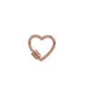 Heart Shape Spring Gate O Ring OpenLeather Bag Handbag Belt Strap Buckle Connect Keyring Pendant Key Chain Snap Clasp Clip.
