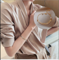 Trendy Fashionable Pearl Leaf Chain Golden Bracelets for Girls Charm Jewelry - Bracelet for Women Simple Fashion New Collection. 